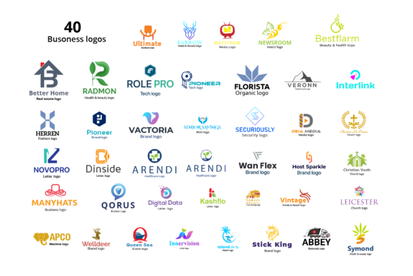 40 Unique Minimalist Business Logos for Modern Graphics