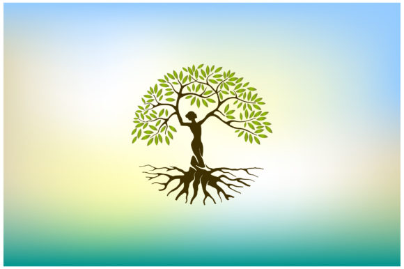 Abstract Human Tree Logo, Dryad Tree Review