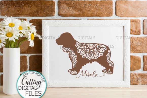 Cocker Spaniel Layered Mandala Dog: A Designer's Review
