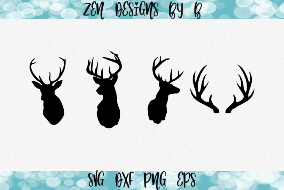 Deer Bundle Graphics for Crafts and Editorial Design