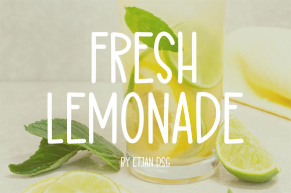 Fresh Lemonade: A Tall Script Amp for Handmade Branding
