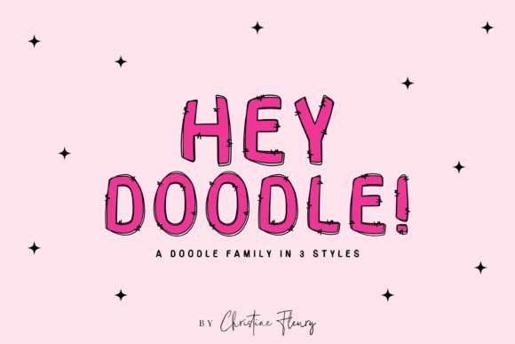 Hey Doodle: A Fun Display Fonts Review for Brands