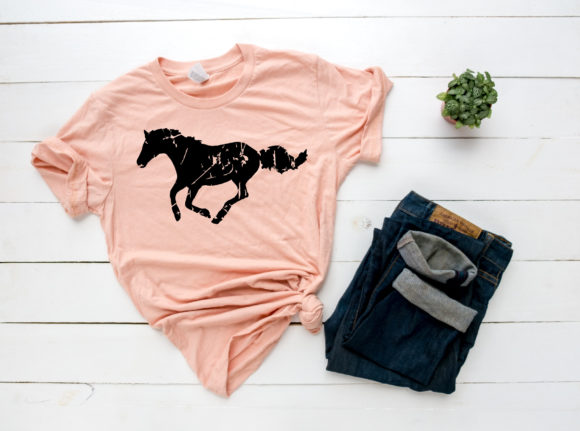 Horse Mustang Grunge Farm Horses Graphics and Illustrations Review