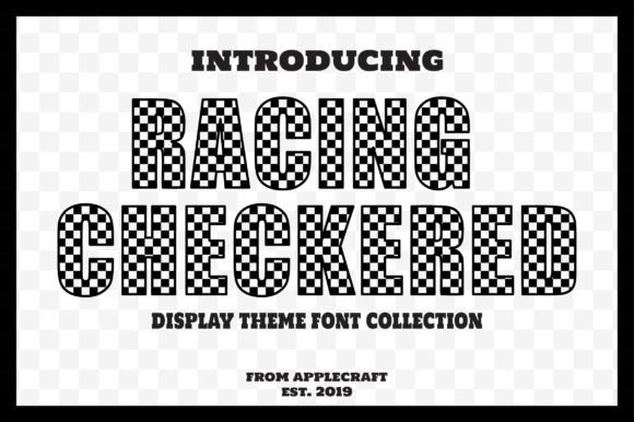 Racing Checkered: A Decorative Fonts Review for Bloggers