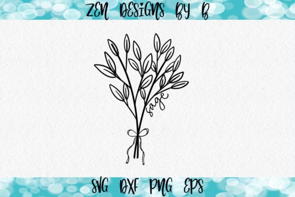 Sage Bundle Hand Drawn Graphics for Creative Illustrations