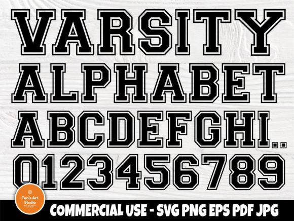 Varsity Clipart Alphabet: A Smart Graphics Choice for Crafts