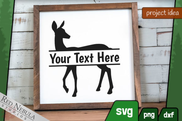 Woodland Deer Split Monogram: A Crafts & Graphics Review